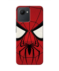 Spiderman Face Realme C30 Real 4D Back Cover