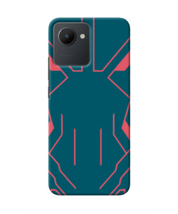 Superman Techno Realme C30 Real 4D Back Cover