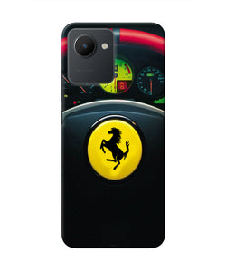 Ferrari Steeriing Wheel Realme C30 Real 4D Back Cover