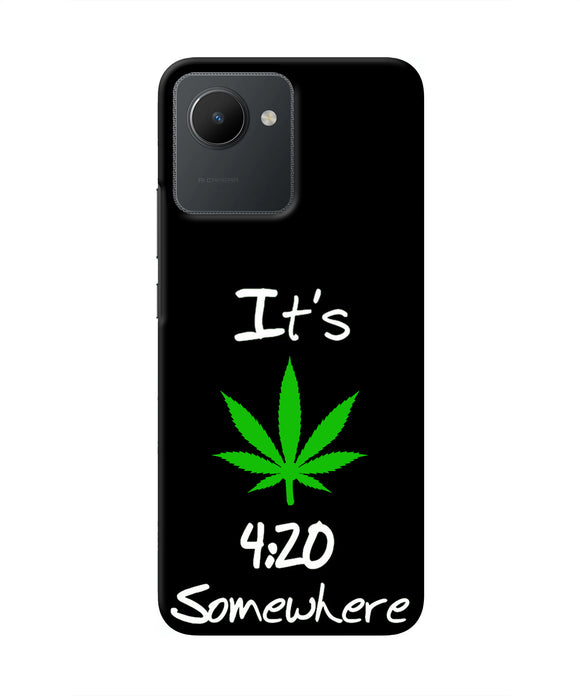 Weed Quote Realme C30 Real 4D Back Cover