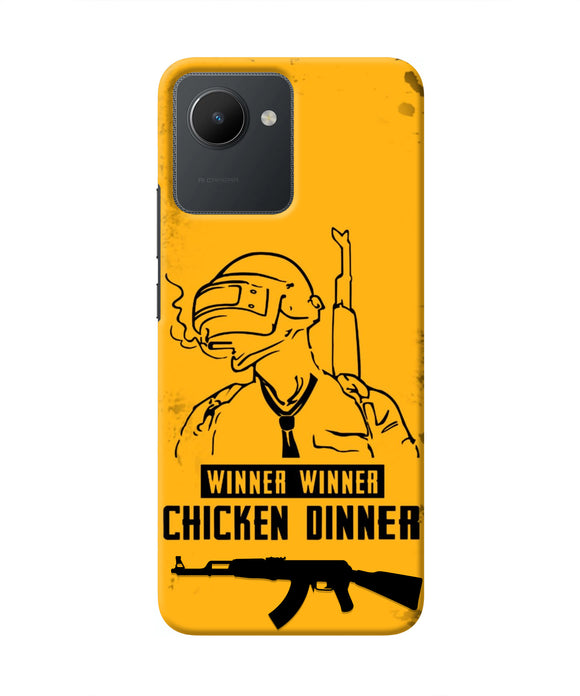 PUBG Chicken Dinner Realme C30 Real 4D Back Cover