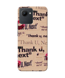 Thank you next Realme C30 Back Cover