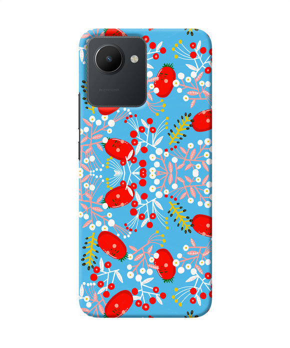 Small red animation pattern Realme C30 Back Cover