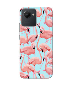 Abstract sheer bird print Realme C30 Back Cover