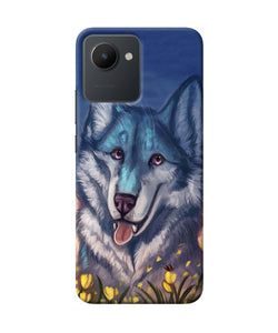 Cute wolf Realme C30 Back Cover