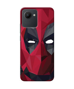 Abstract deadpool mask Realme C30 Back Cover