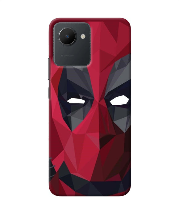 Abstract deadpool mask Realme C30 Back Cover