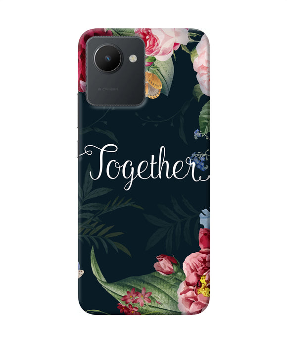 Together flower Realme C30 Back Cover