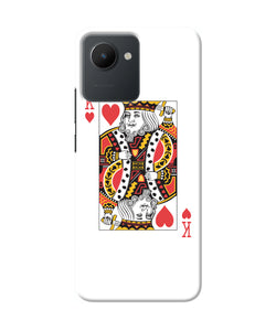 Heart king card Realme C30 Back Cover