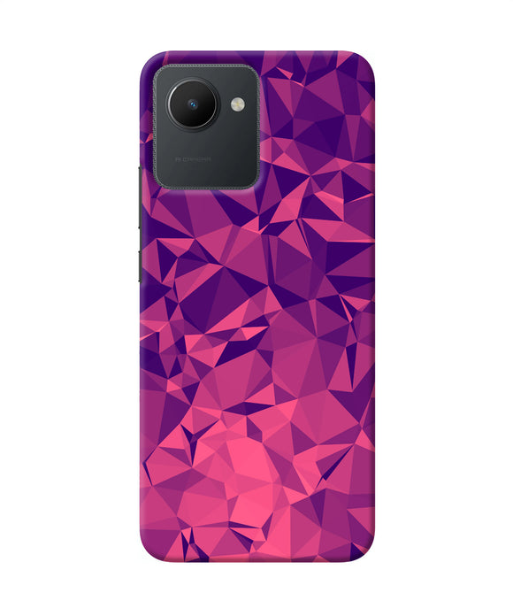 Abstract red blue shine Realme C30 Back Cover