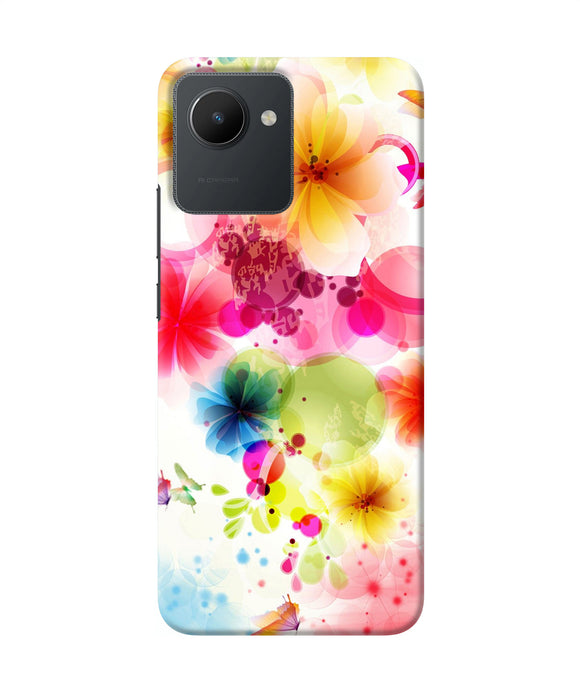 Flowers print Realme C30 Back Cover