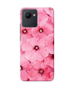 Pink flowers Realme C30 Back Cover