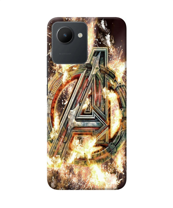 Avengers burning logo Realme C30 Back Cover