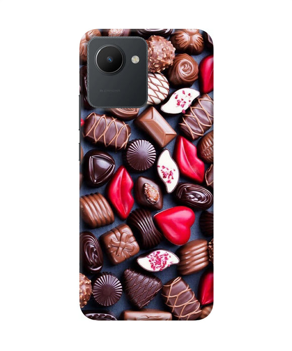 Valentine special chocolates Realme C30 Back Cover