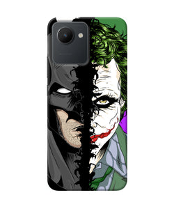 Batman vs joker half face Realme C30 Back Cover