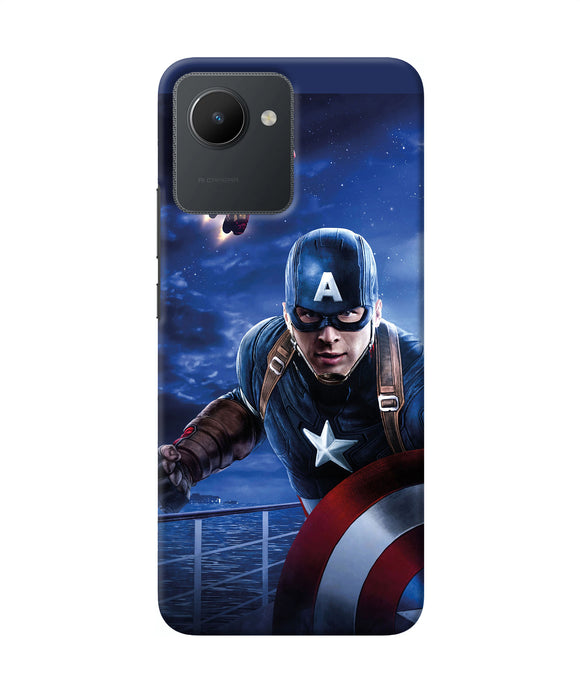 Captain with ironman Realme C30 Back Cover