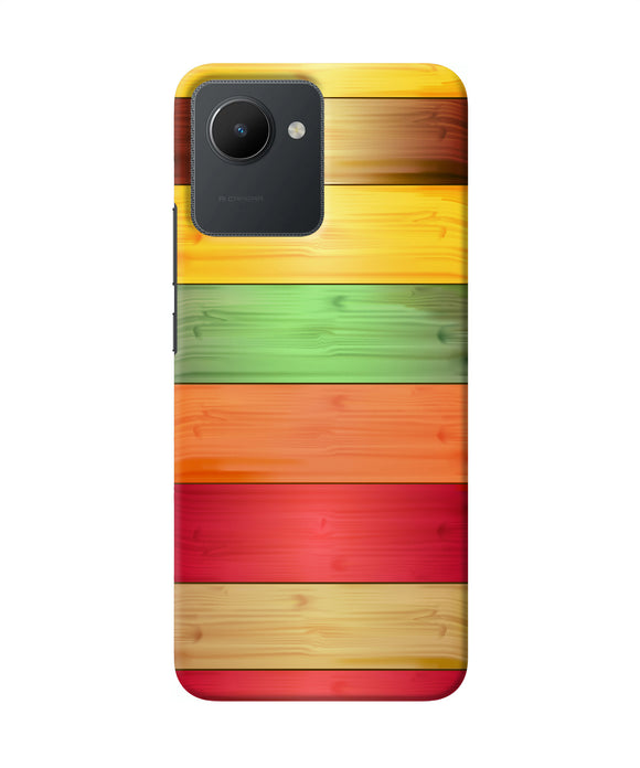 Wooden colors Realme C30 Back Cover