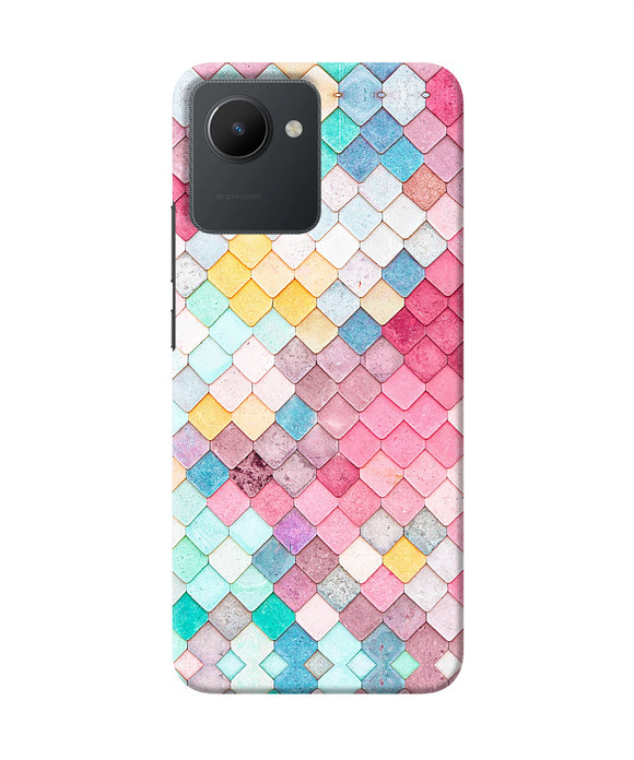 Colorful fish skin Realme C30 Back Cover