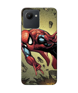 Spiderman on sky Realme C30 Back Cover