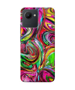 Abstract colorful ink Realme C30 Back Cover