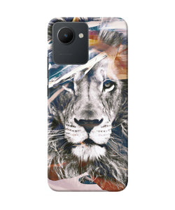 Lion poster Realme C30 Back Cover