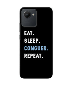 Eat sleep quote Realme C30 Back Cover