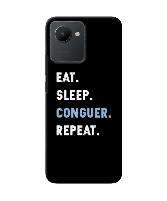 Eat sleep quote Realme C30 Back Cover