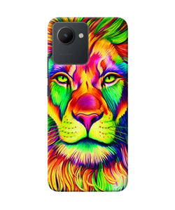 Lion color poster Realme C30 Back Cover