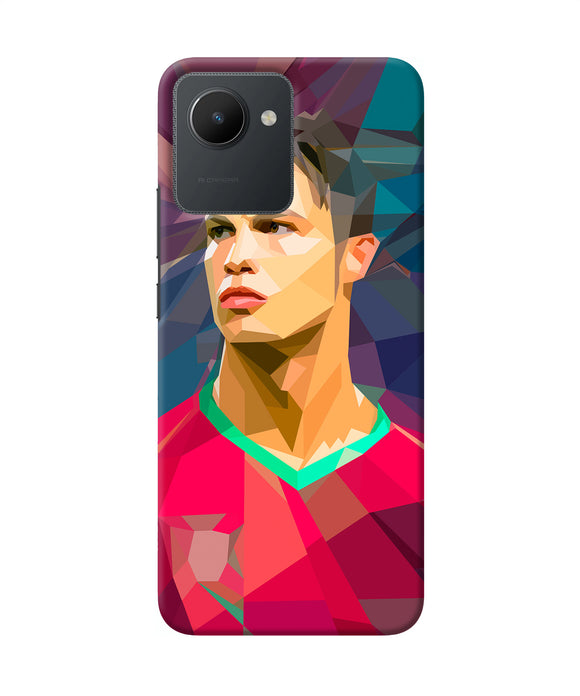 Abstract ronaldo Realme C30 Back Cover