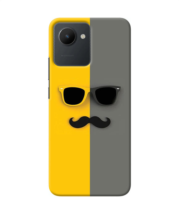 Mustache glass Realme C30 Back Cover