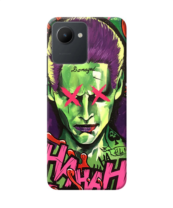 Damaged joker anim Realme C30 Back Cover