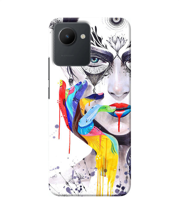 Girl color hand Realme C30 Back Cover