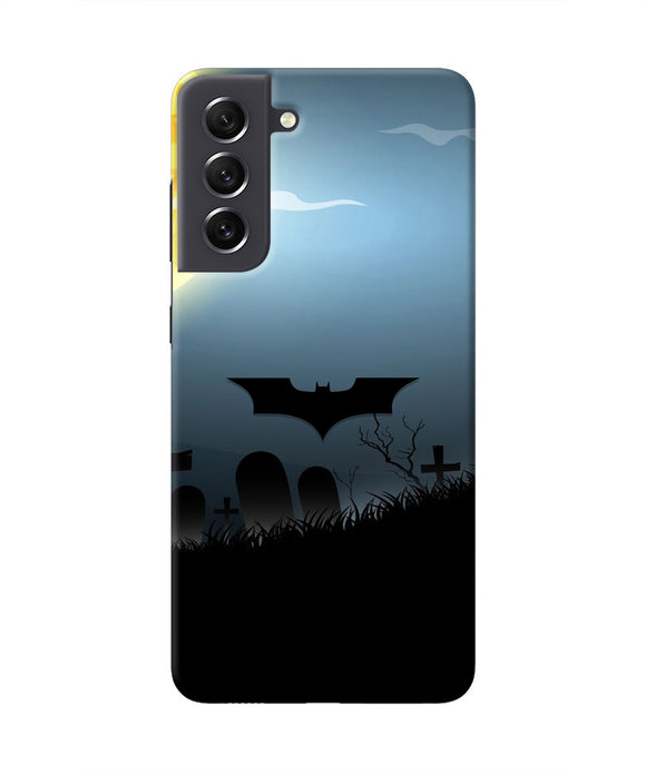 Batman Scary cemetry Samsung S21 FE 5G Real 4D Back Cover