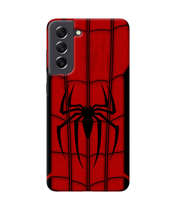 Spiderman Costume Samsung S21 FE 5G Real 4D Back Cover