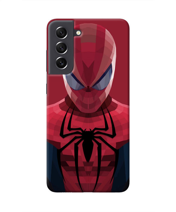Spiderman Art Samsung S21 FE 5G Real 4D Back Cover
