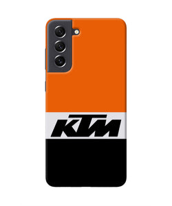 KTM Colorblock Samsung S21 FE 5G Real 4D Back Cover