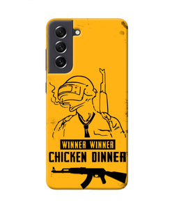 PUBG Chicken Dinner Samsung S21 FE 5G Real 4D Back Cover
