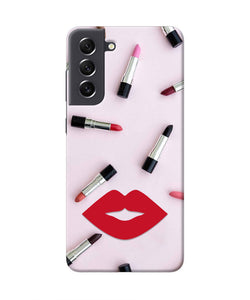 Lips Lipstick Shades Samsung S21 FE 5G Real 4D Back Cover