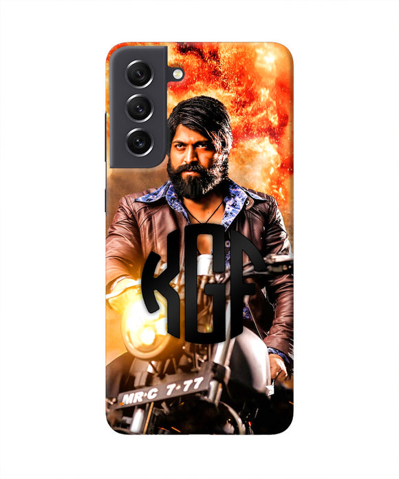 Rocky Bhai on Bike Samsung S21 FE 5G Real 4D Back Cover