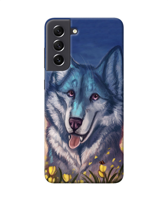 Cute wolf Samsung S21 FE 5G Back Cover