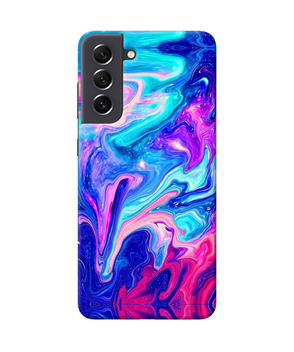 Abstract colorful water Samsung S21 FE 5G Back Cover