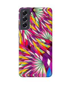 Abstract colorful print Samsung S21 FE 5G Back Cover