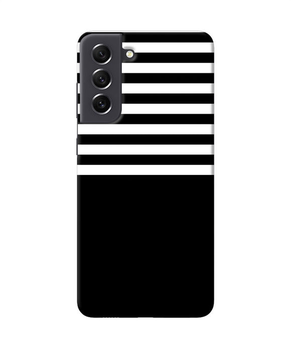 Black and white print Samsung S21 FE 5G Back Cover