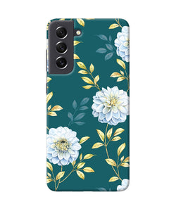 Flower canvas Samsung S21 FE 5G Back Cover