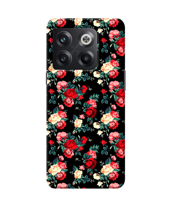 Rose Pattern OnePlus 10T 5G Back Cover