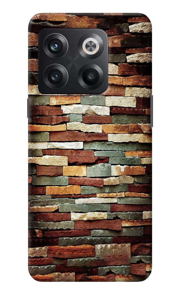Bricks Pattern OnePlus 10T 5G Back Cover
