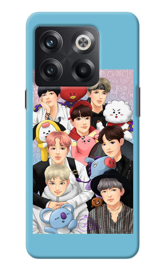 BTS with animals OnePlus 10T 5G Back Cover