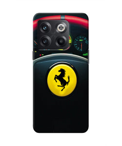 Ferrari Steeriing Wheel OnePlus 10T 5G Real 4D Back Cover