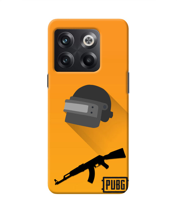 PUBG Helmet and Gun OnePlus 10T 5G Real 4D Back Cover