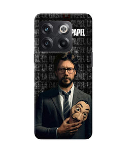 Money Heist Professor with Mask OnePlus 10T 5G Back Cover